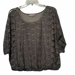 Annabelle Black Lace Blouse